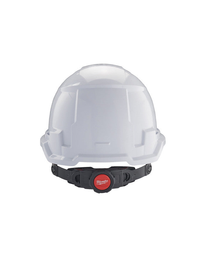 Capacete não ventilado BOLT100 branco com correia de queixo de 4 pontos EN397 Milwuakee