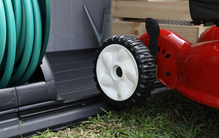 Cobertizo de exterior Elite Store Deco Gris 141x82x123,5cm Keter - 9