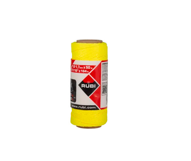 Bobina de corda 1,7 mm x 50 m Rubi