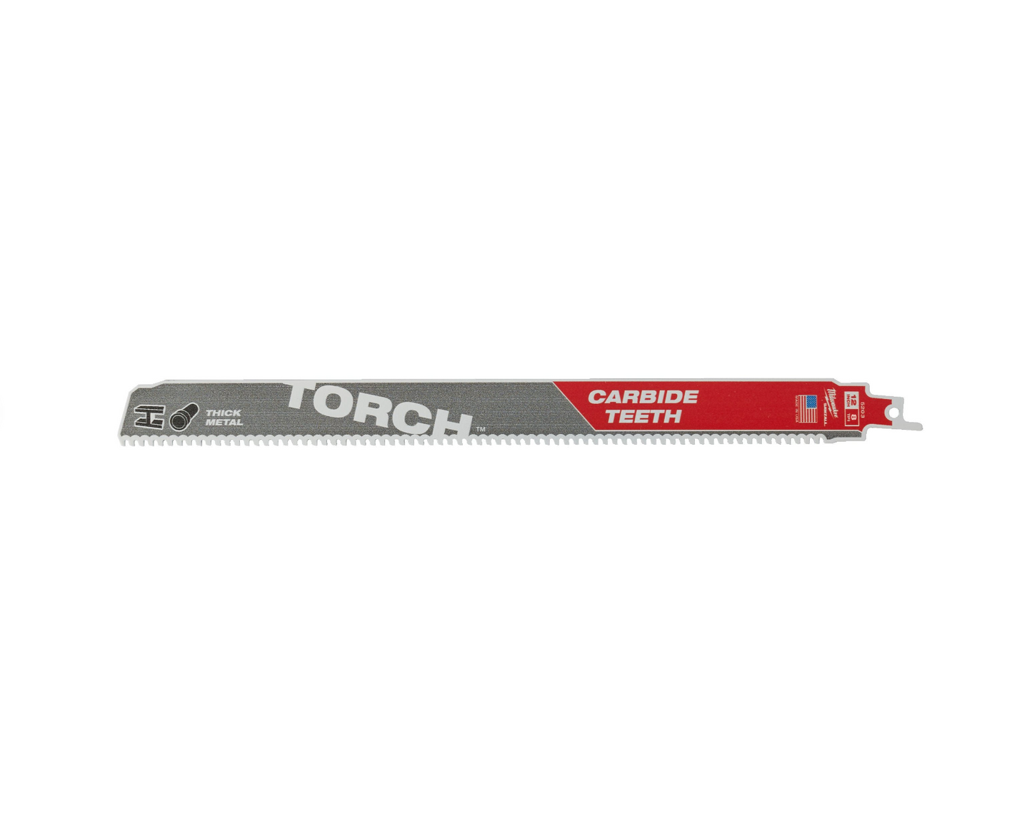 Lâminas de serra de sabre de metal para serviço pesado TCT Torch Caribe 300x8mm 5pcs Milwaukee