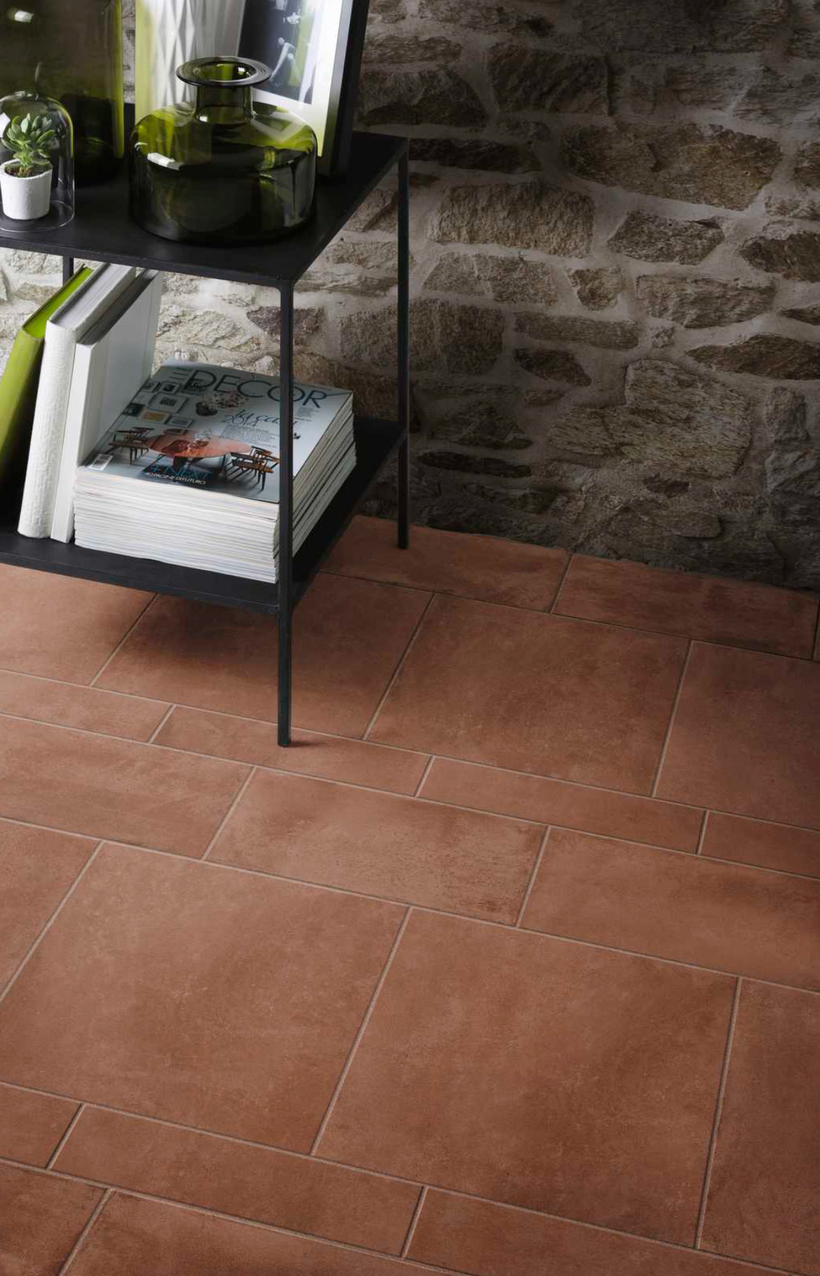 Caixa 0,90m2 Cotti d'Italia Marrone 15x30cm Marazzi