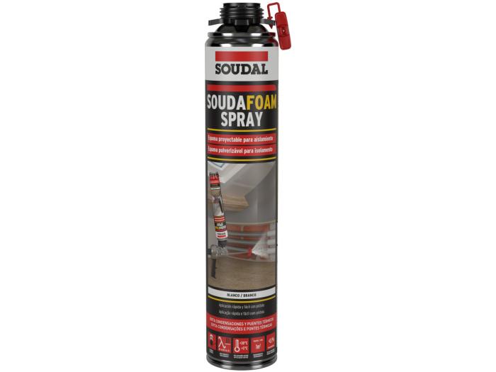 Espuma de isolamento de poliuretano projetável 700ml Soudal