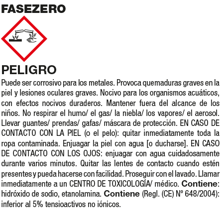 Garrafa Detergente Decantador Concentrado 1L Fila FASEZERO