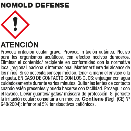 Spray de Proteção Ativa contra Mofo 500ml Fila NOMOLD DEFENSE