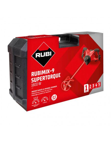 Rubi Misturador elétrico 1.800W RUBIMIX-9 SUPERTORQUE com maleta RUBI - 2