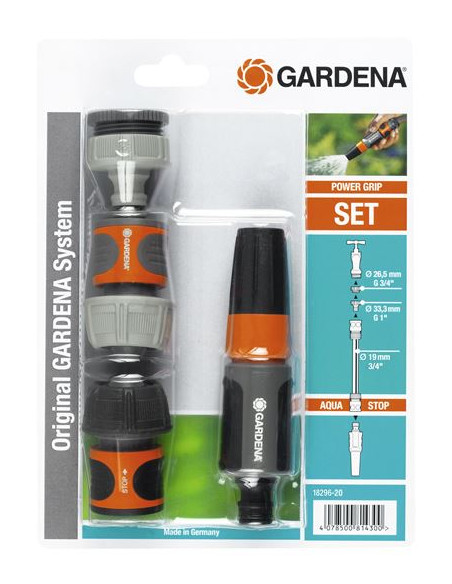 Kit básico de rega 19mm Gardena 18296-20