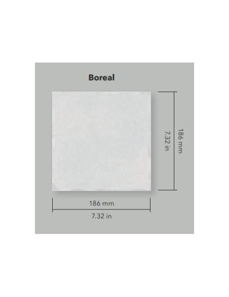 Caixa Pavimento de 12 Peças Boreal Off White 18,5x18,5 Wow