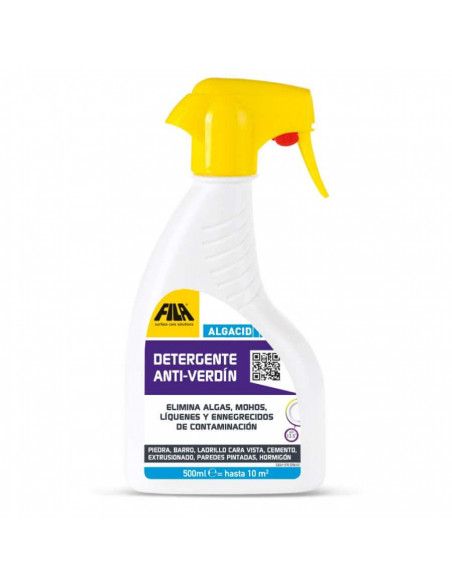 Spray Detergente Anti-verdín exteriores 500ml Fila ALGACID FILA - 1