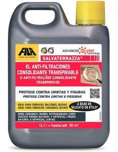 Garrafa Anti-Leakage Consolidante Transpirável 1L Fila SALVATERRAZZA  - 1