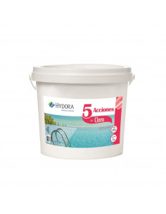 Chlorine 5 actions HYDORA T250 5KG PIH0011 K Tools - 1