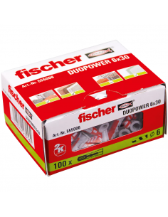 Caja 100 Uds Taco DuoPower Fischer FISCHER - 2