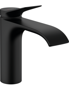 Vivenis Single lever basin mixer 110 without automatic drainer matt black Hansgrohe HANSGROHE - 1