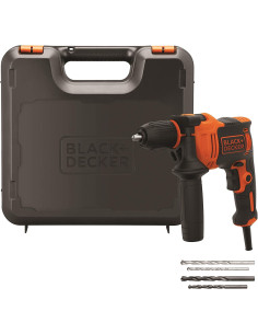 BEH710K 710W Hammer Drill with carrying case Black+Decker BLACK + DECKER - 1