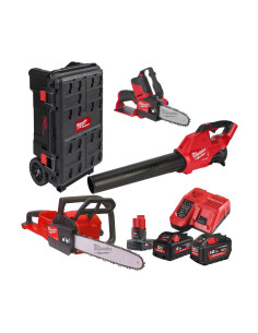 Powerpack OPE5 Chainsaw + Blower + Pruning Saw + 3Bat + Charger + Trunk Milwaukee M18FPP3OPL5-823P MILWAUKEE - 1