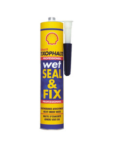 Illbruck Shell Wet Seal & Fix 310ml Bituminous Adhesive Sealant Cartridge ILLBRUCK - 1