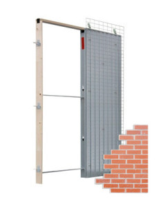 Estrutura de porta deslizante para parede de obra 90mm MAYDISA - 1