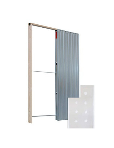 Estrutura de porta deslizante para parede de gesso cartonado 100mm MAYDISA - 1
