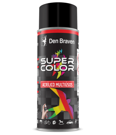 Bote spray Tinta Acrílica Multiusos Supercolor 400ml Den Braven