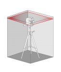 Nível Laser Autonivelante 3 linhas 360º cor vermelho Metrica 3D Junior