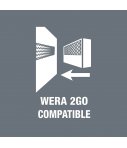 Herramientas de atornillar para trabajos de ventanaje 35 piezas Wera Kraftform Kompakt F 1