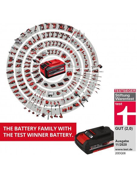 Conjunto de bateria e carregador 18V 4,0Ah Einhell PXC Starter Kit 4512042