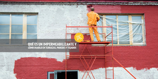 Qué es un impermeabilizante y cómo usarlo en terrazas, paredes y tejados