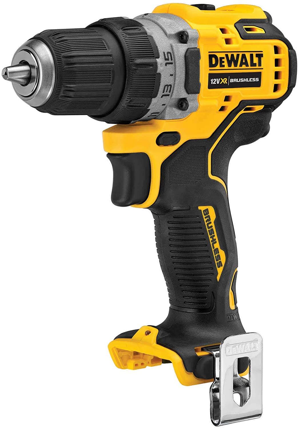 Set Dewalt: Furadeira chave de fenda + Chave de fenda de Impacto + Laser DW088K + Maleta Profunda + 2 Baterias 1,3 AH
