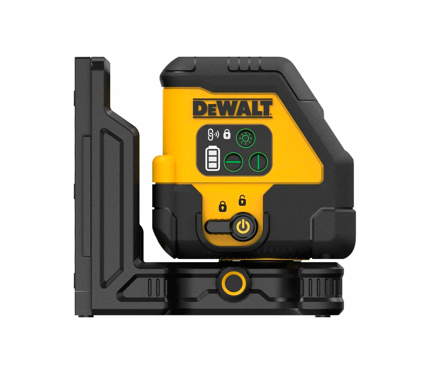 Nível laser autonivelante verde USB-C de 2 linhas cruzadas Dewalt DCLE14201GB