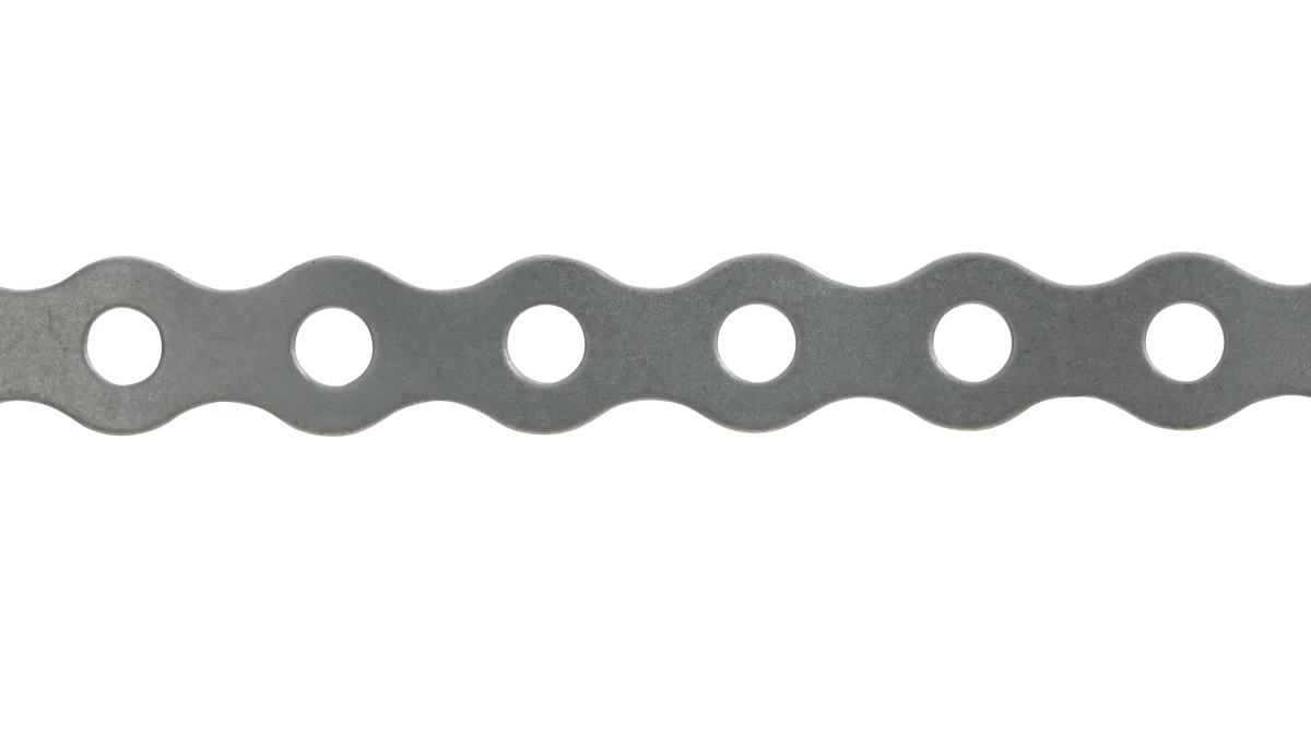 Fita perfurada de aço 12 mm x 10 m Desa