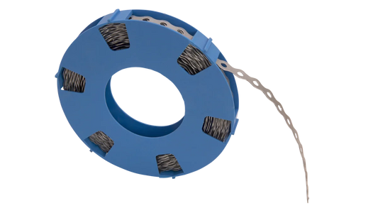 Fita perfurada de aço 12 mm x 10 m Desa