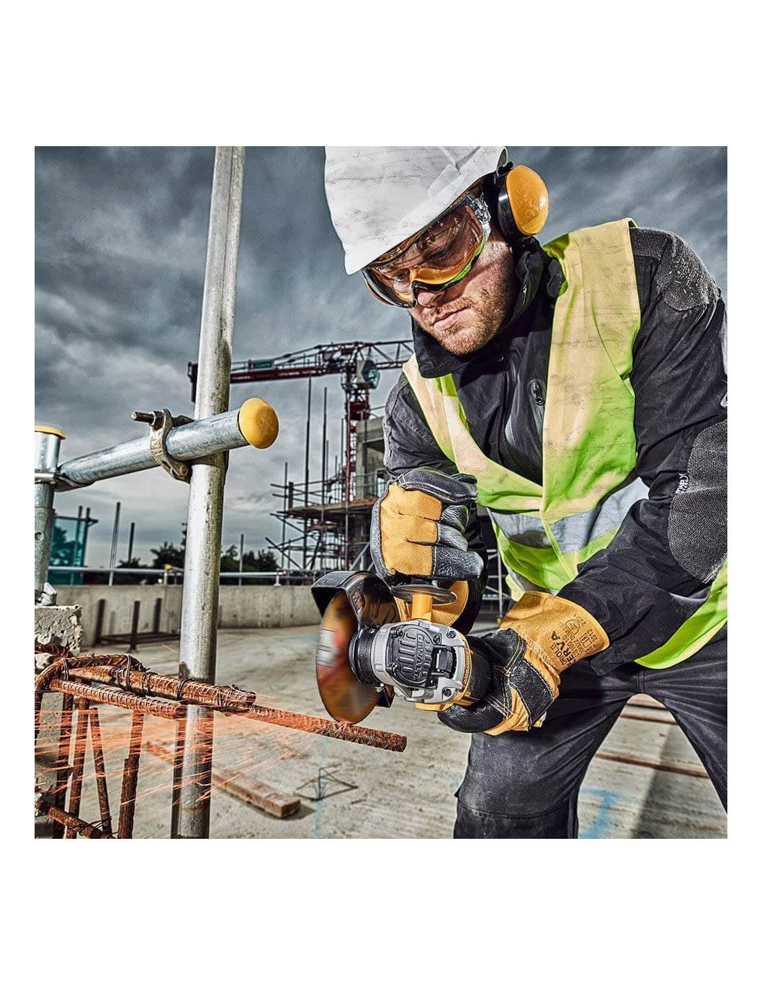 Kit Berbequim de martelo Dewalt DCD796 + Mini-rebarbadora DCG405 + 2bat 2Ah + Carregador + TSTAK VI DCK205D2