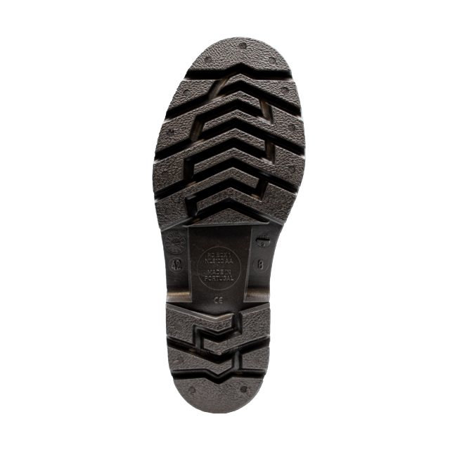 Botas de chuva de PVC de cano alto, pretas, Dunlop 380PP