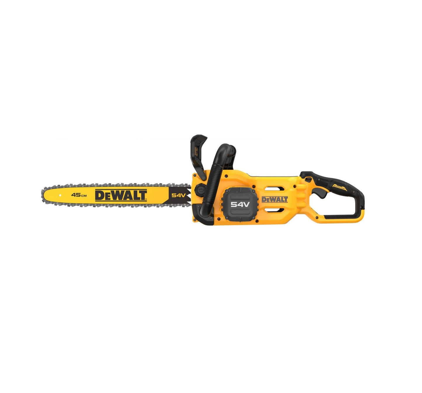 Motosserra de 45 cm + bateria Flexvolt 9Ah + carregador Dewalt DCMCS574X1