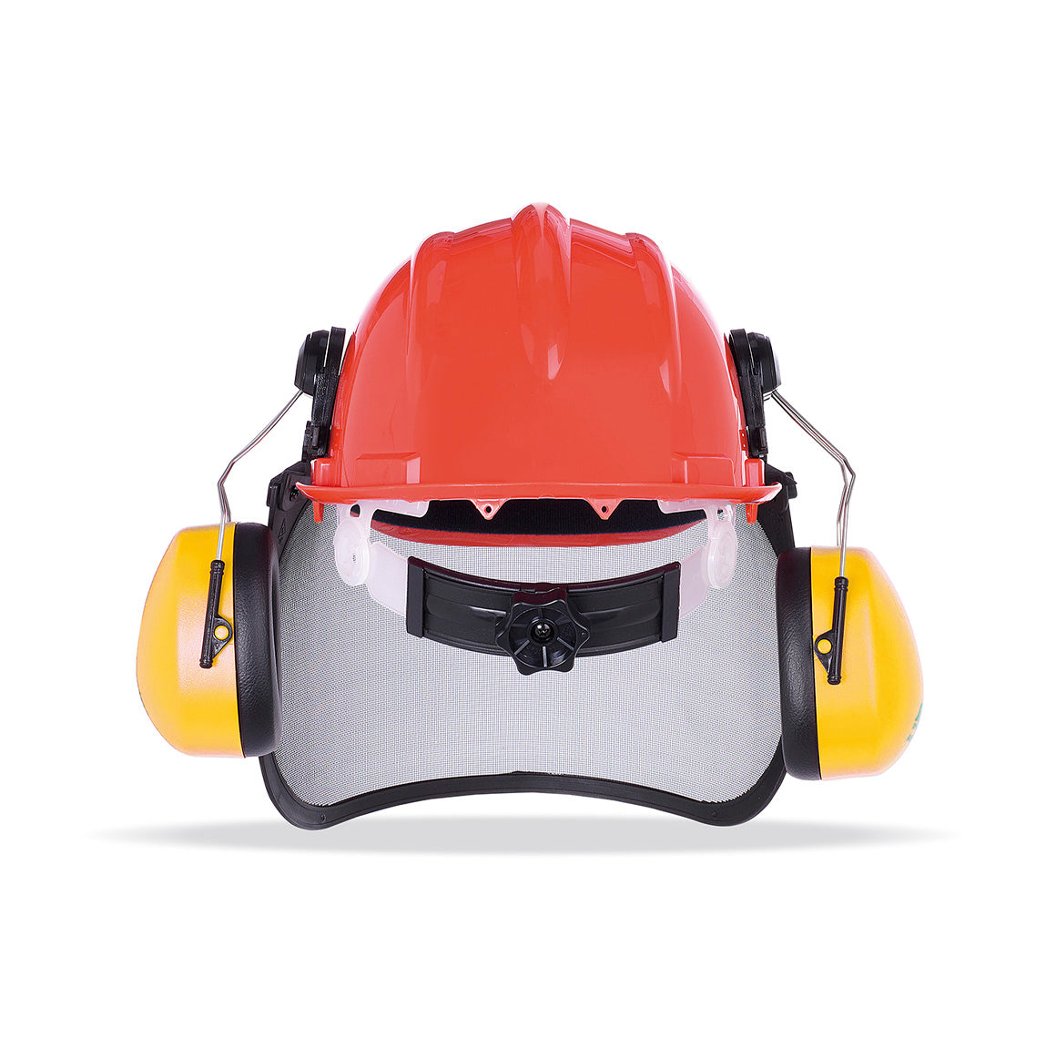 Conjunto de proteção florestal com capacete + viseira de malha + protetores auriculares STEELPRO Marca 2088KFN