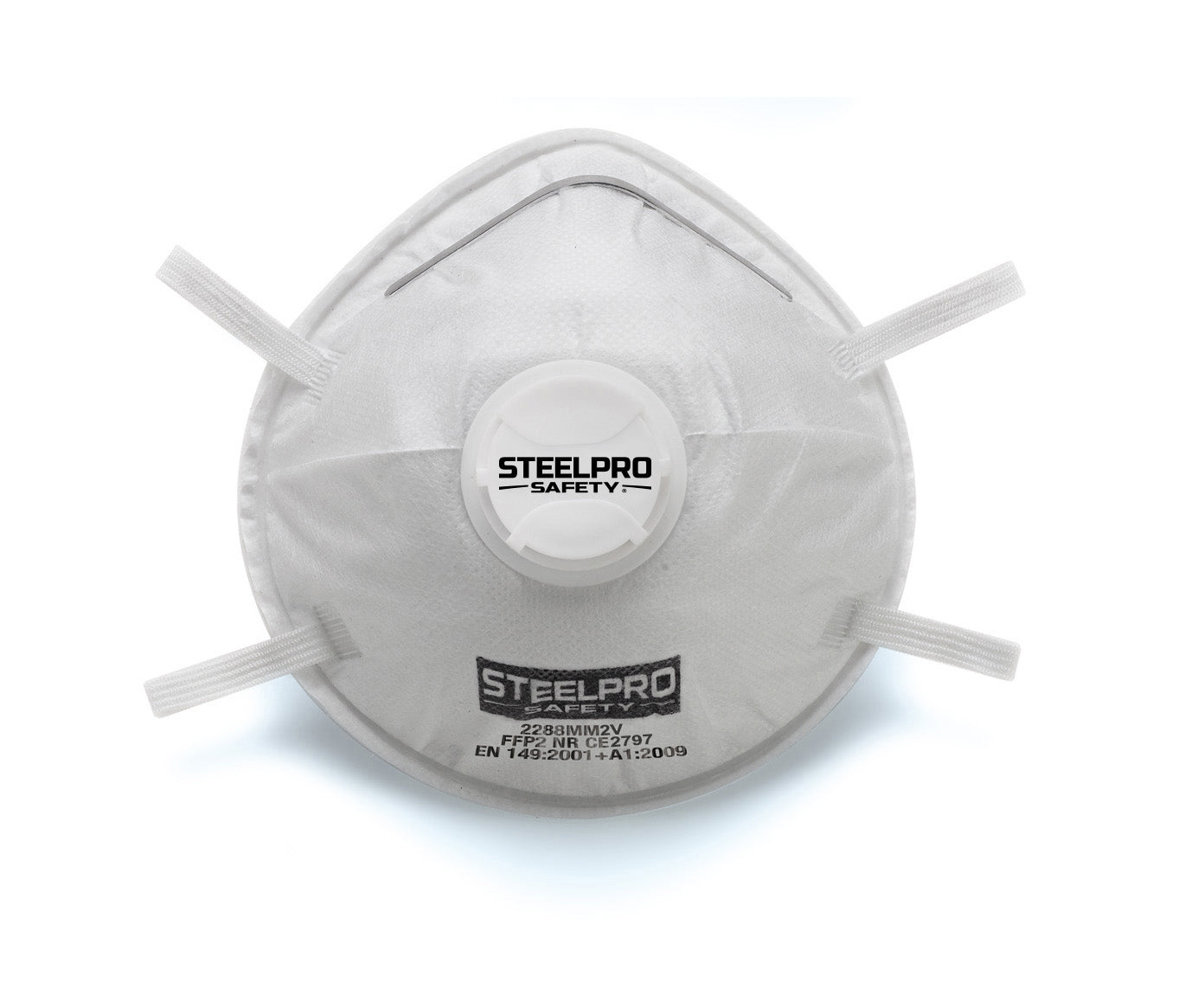 Máscara descartável FFP2 com válvula de exalação STEELPRO Marca 2288MM2VBL