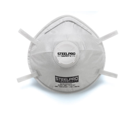Máscara descartável FFP2 com válvula de exalação STEELPRO Marca 2288MM2VBL