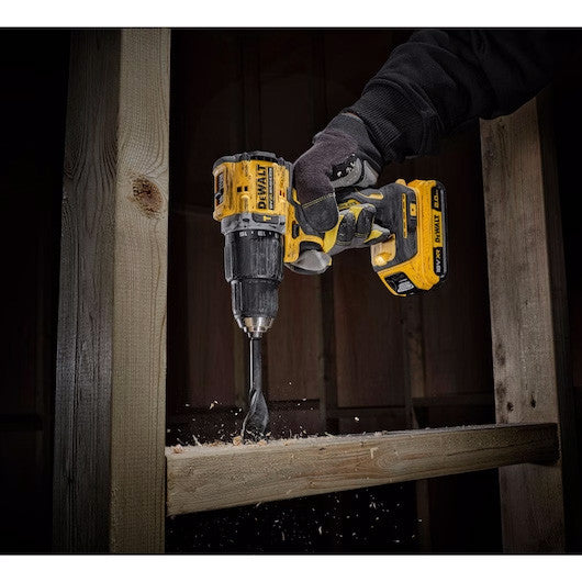 Furadeira de martelo XR 18V Edição limitada 100 anos com 2bat 2Ah + caixa Dewalt DCD100YD2T