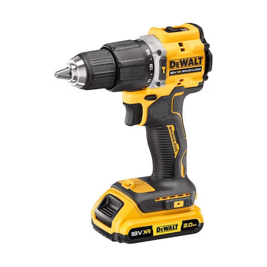 Furadeira de martelo XR 18V Edição limitada 100 anos com 2bat 2Ah + caixa Dewalt DCD100YD2T