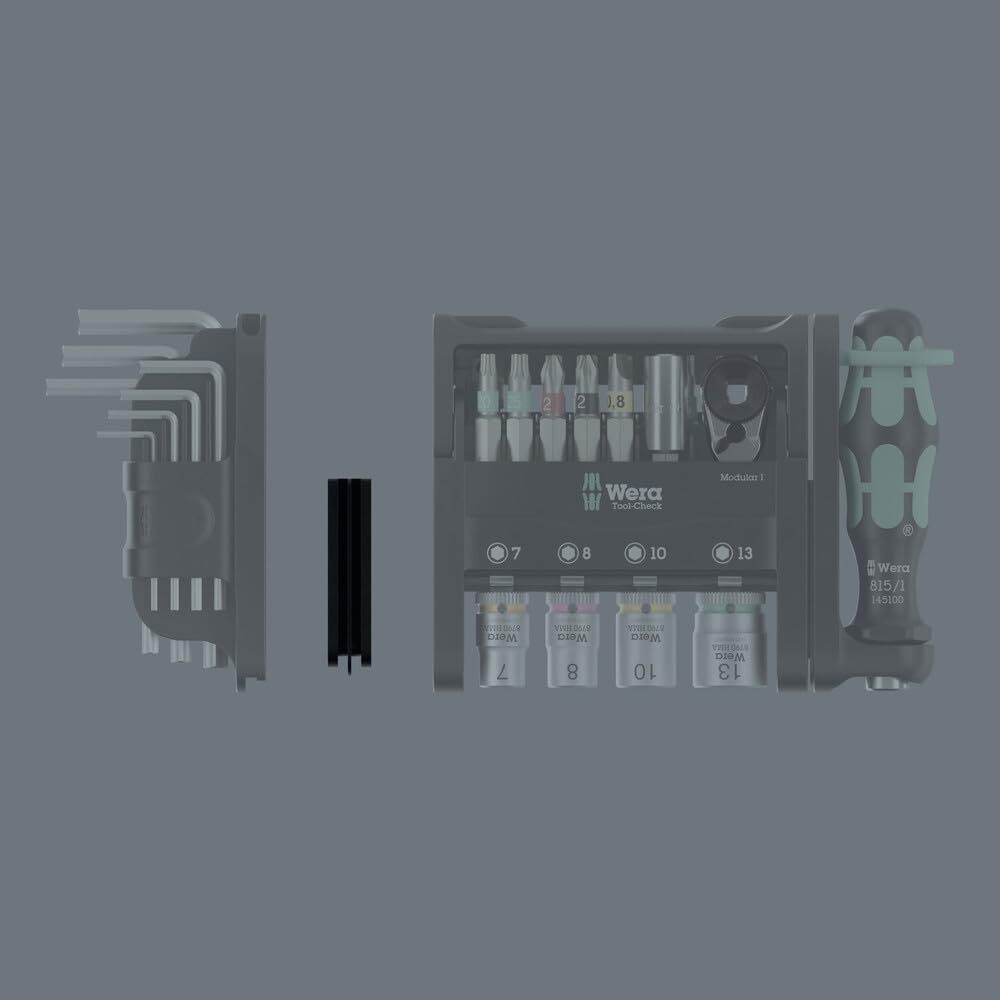 Conjunto modular Tool-Check 1 50 peças Wera
