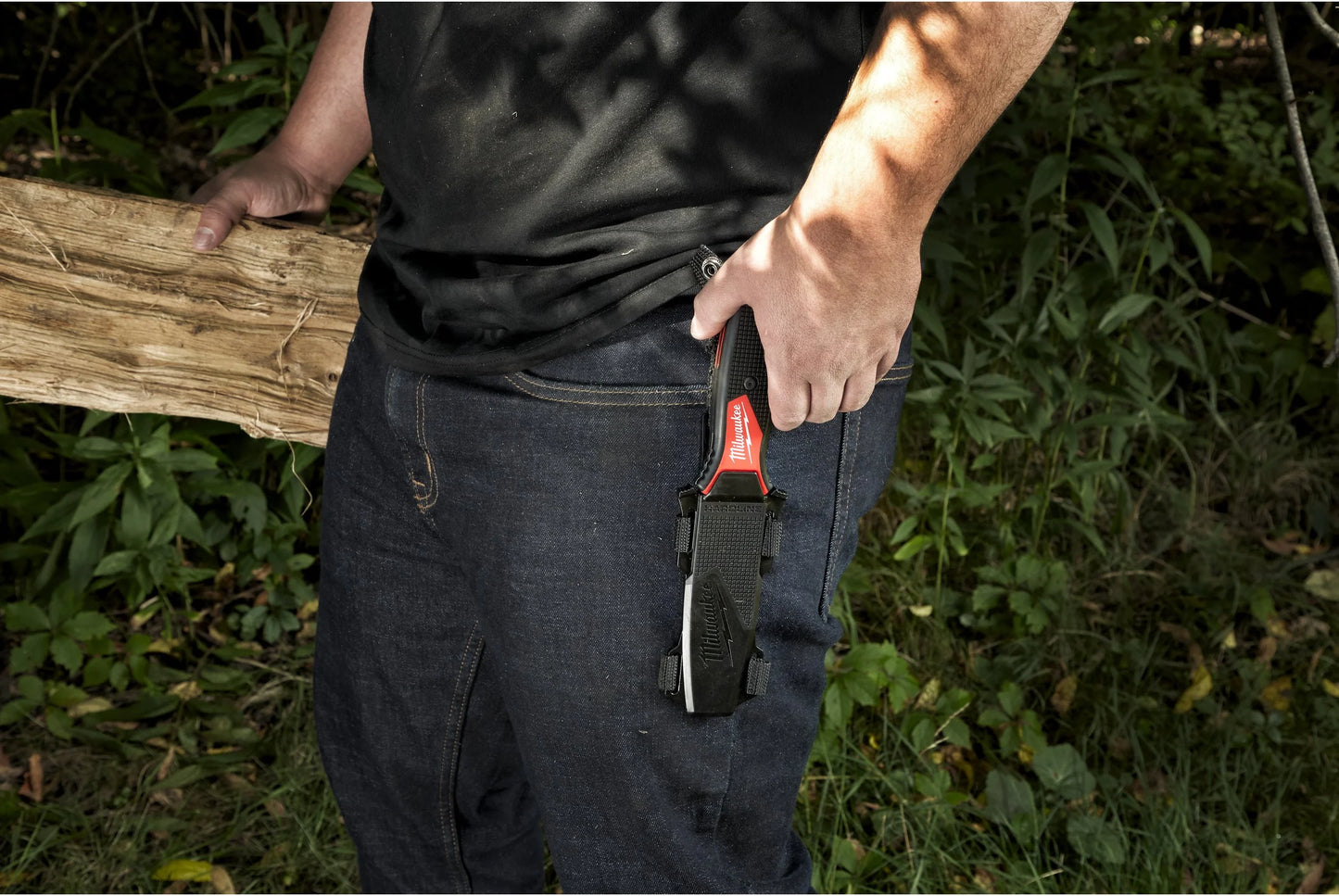 Faca de aço de lâmina fixa AUS-8 127mm Milwaukee