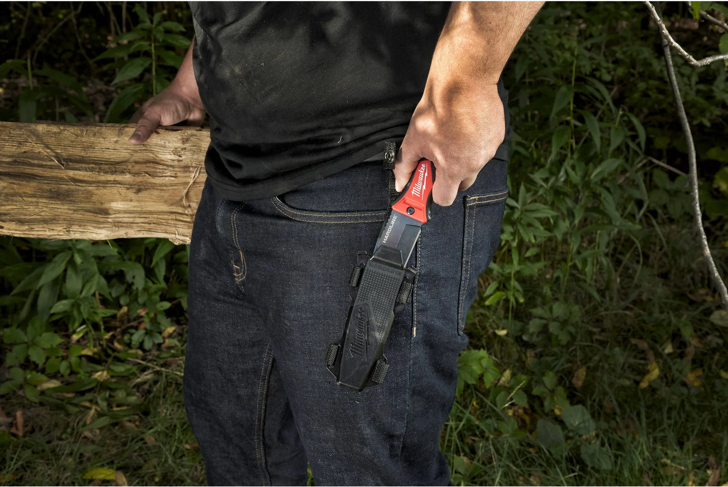 Faca de aço de lâmina fixa AUS-8 127mm Milwaukee