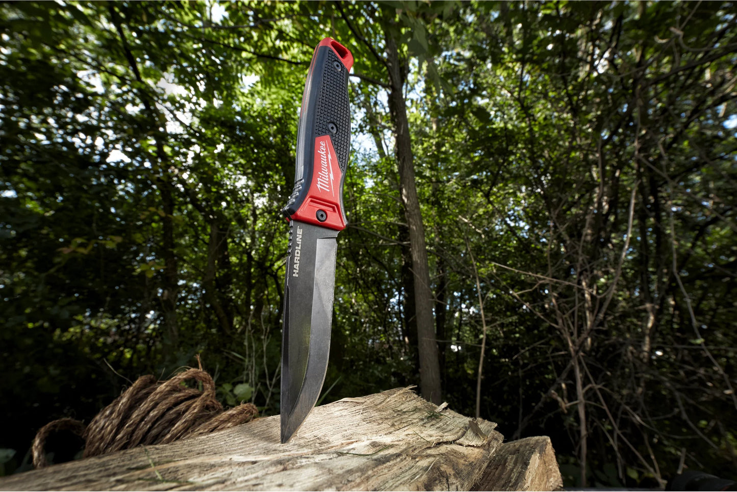 Faca de aço de lâmina fixa AUS-8 127mm Milwaukee