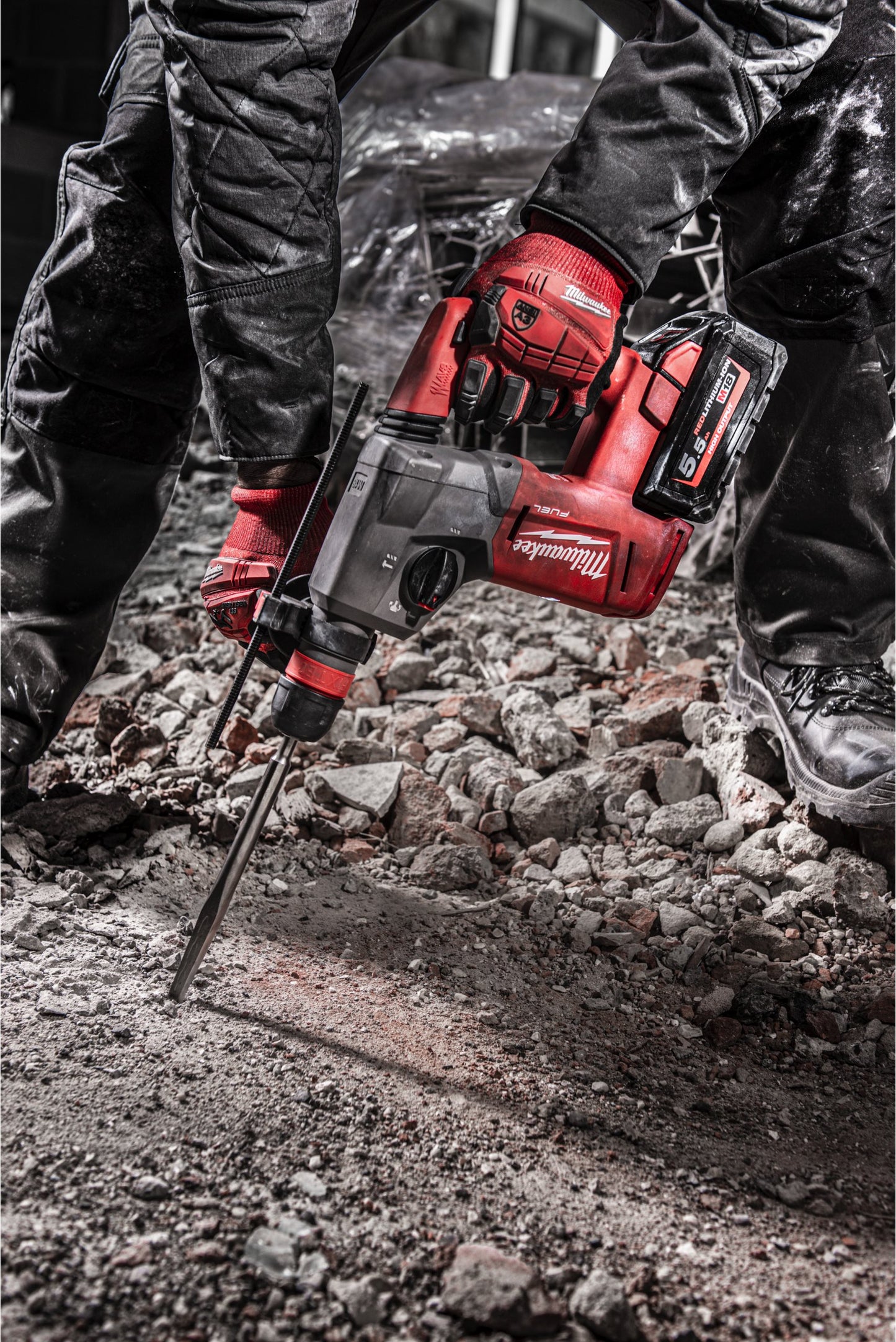 Ponta de cinzel auto-afiadora SDS-MAX 400mm Milwaukee