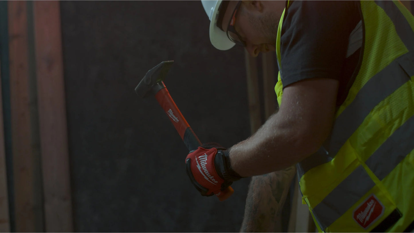 Martelo tipo alemão com cabo de fibra de vidro 300 g Milwaukee