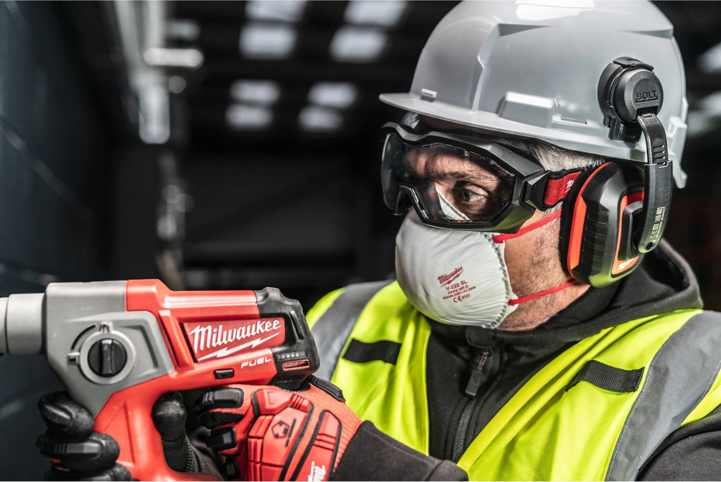 Óculos de segurança panorâmicos de perfil alto ventilados Milwaukee