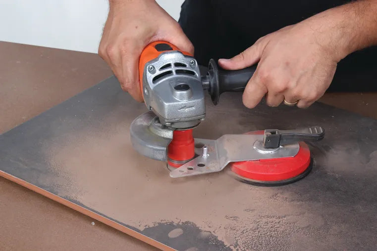 Kit com 4 brocas diamantadas + Guia Multidrill DRYGRES Rubi