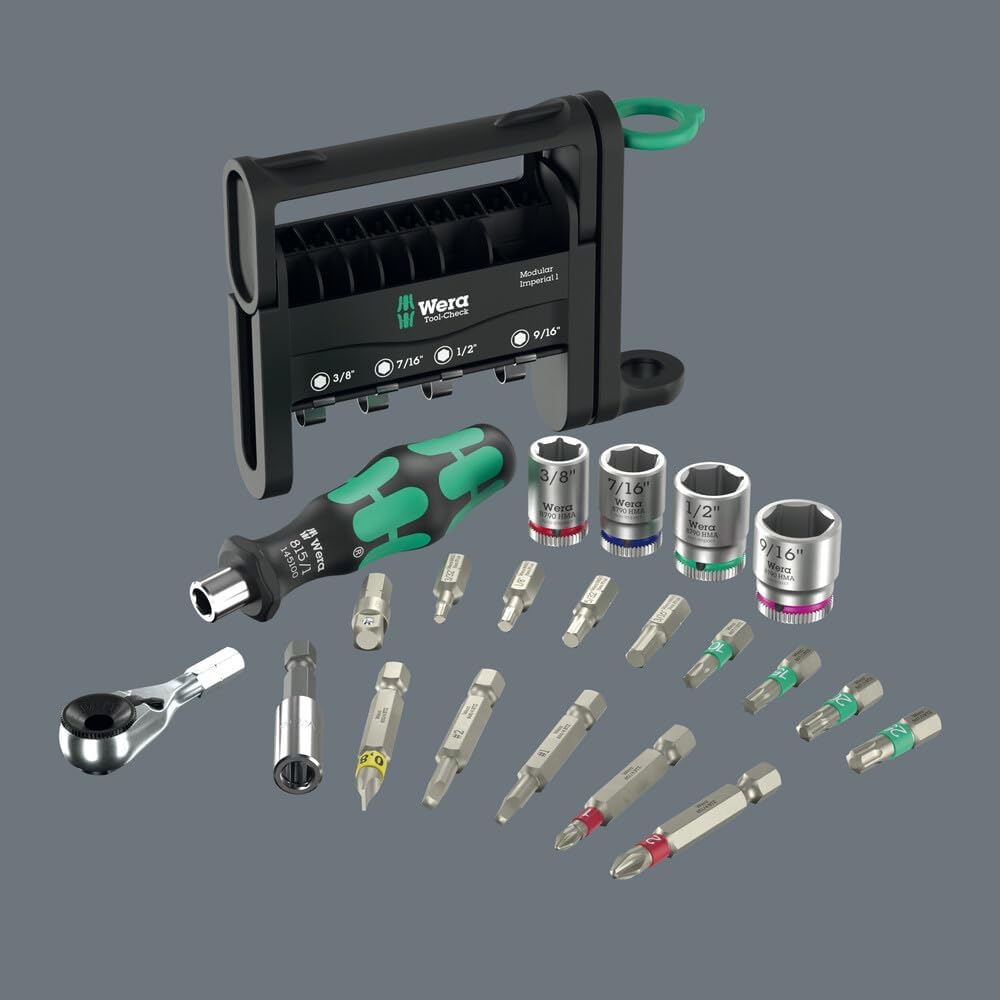 Conjunto modular Tool-Check Imperial 1 50 peças Wera