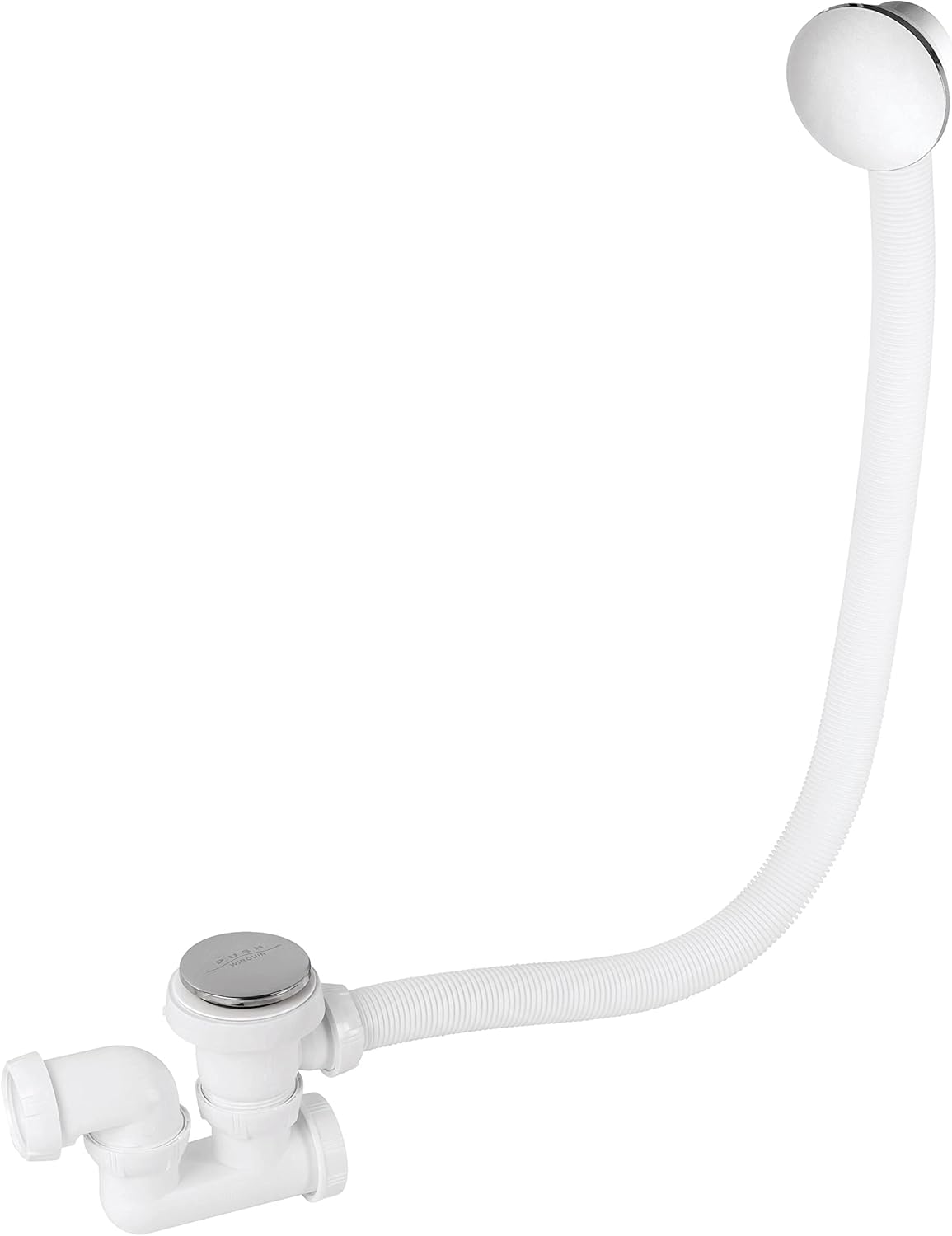 Desaguador de banheira Click-Clac com sifão orientável Wirquin, ref. 30723100