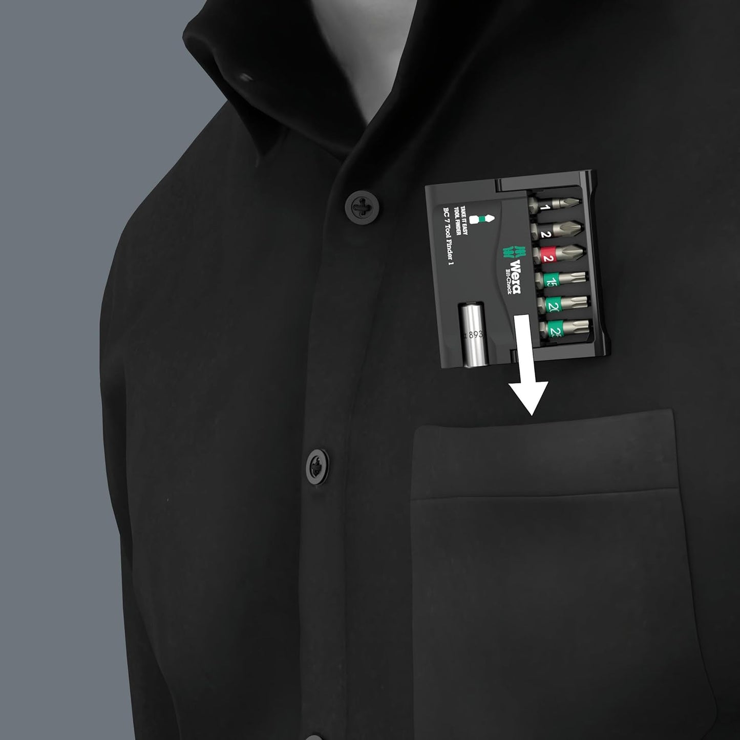 Jogo de chaves de fendas Kraftform XL Bottle 17pcs Wera 9540