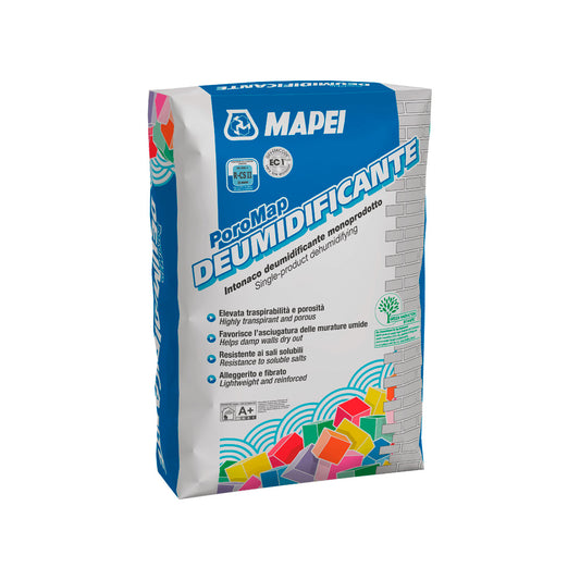 Argamassa antiumidade Poromap Deumidificante 20kg Mapei